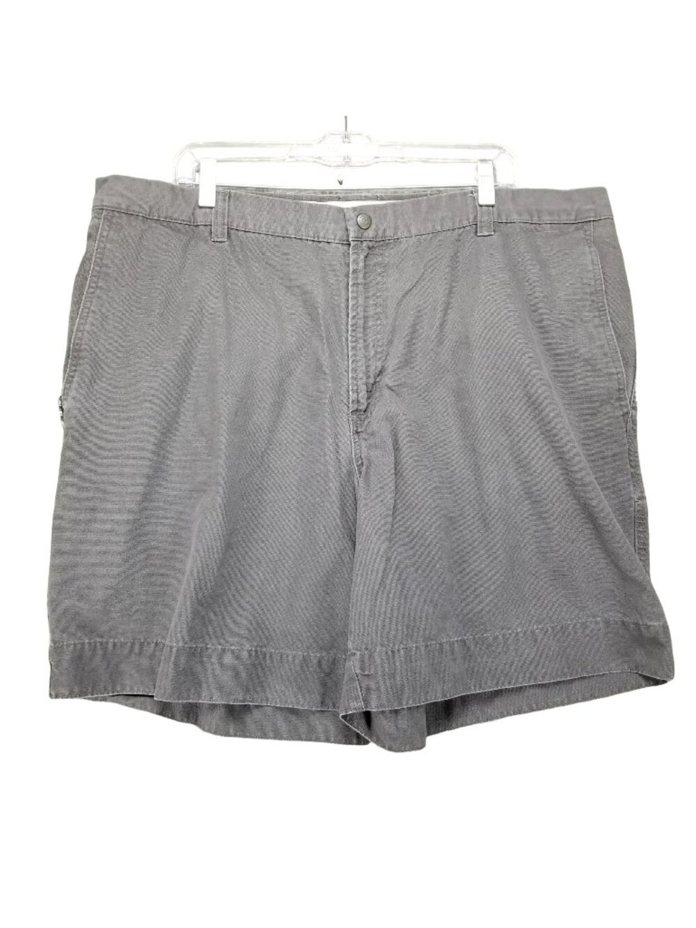 Columbia Shorts Mens 42 Gray Zippered Cotton Canvas Cargo Gorpcore